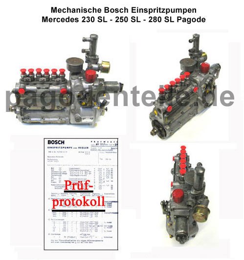 Einspritzpumpe Mercedes 230 SL - 280 SL Pagode